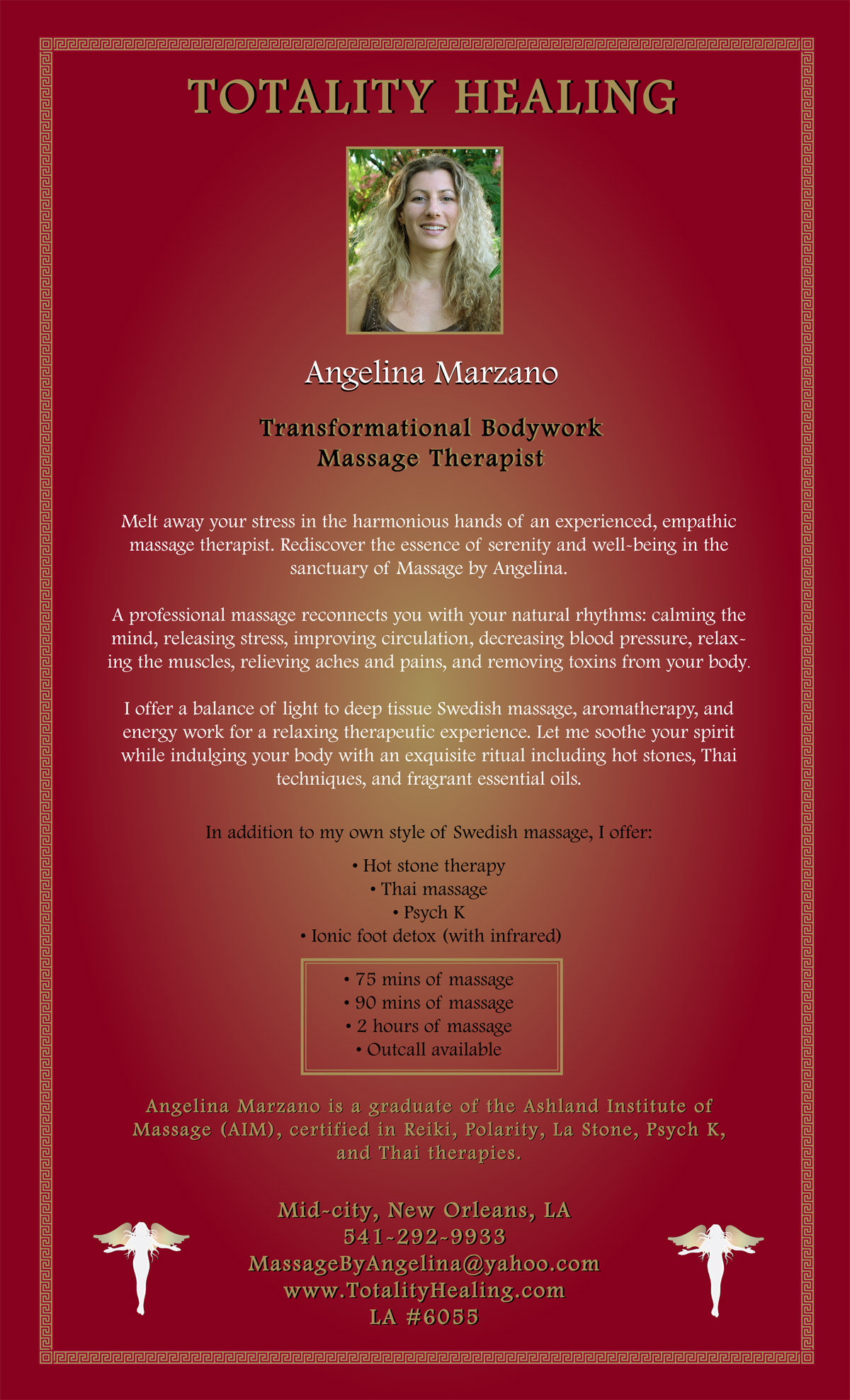 Totality Healing/MassageByAngelina